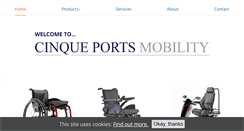 Desktop Screenshot of cinqueportsmobility.com